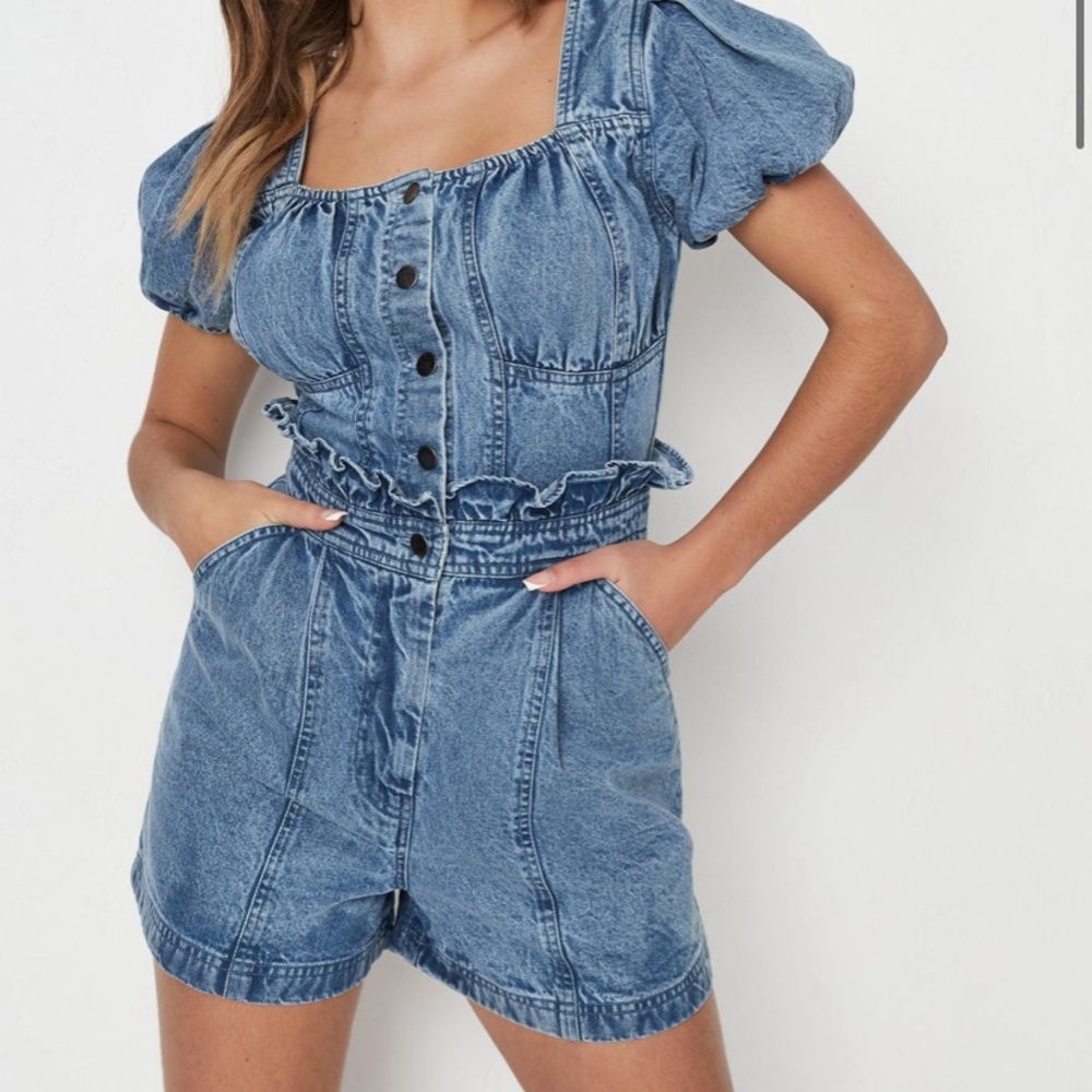 NEW denim romper